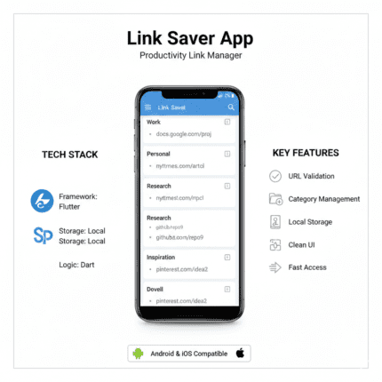 Link Saver - Flutter Productivity App